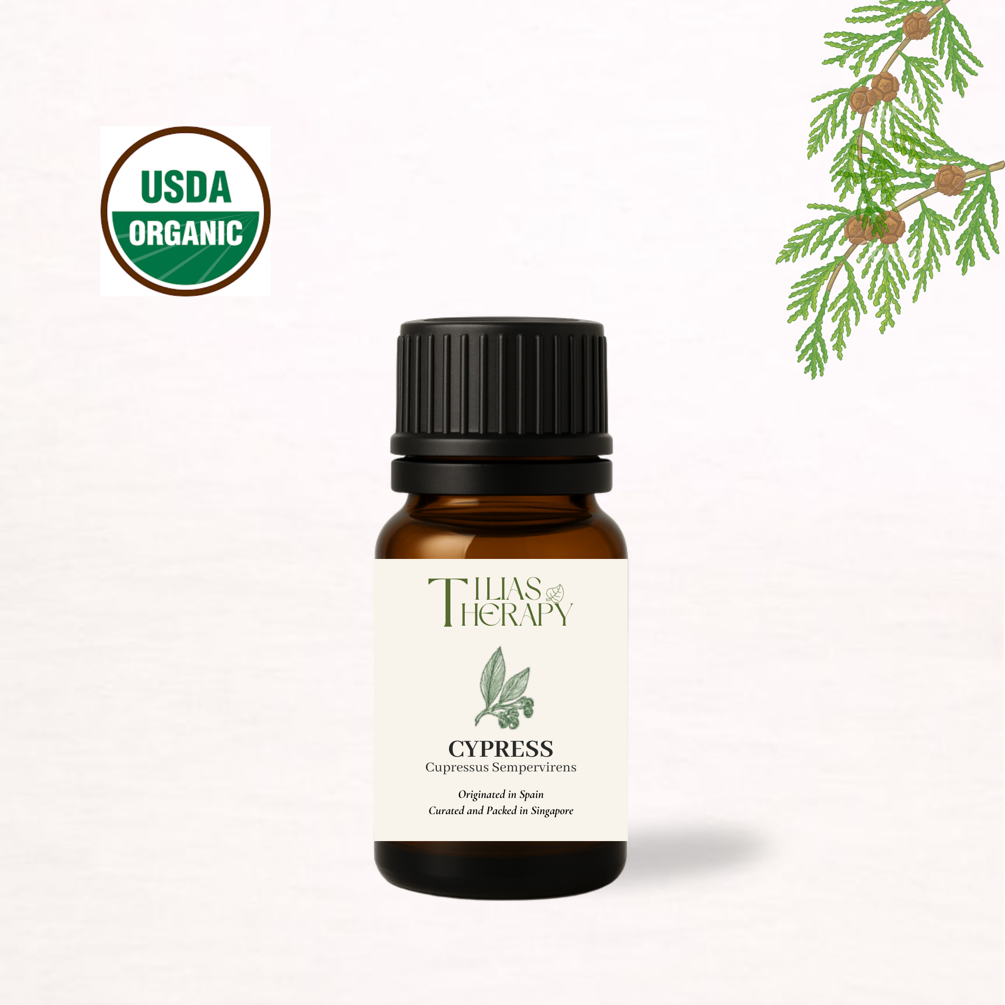 Organic Cypress Essential Oil