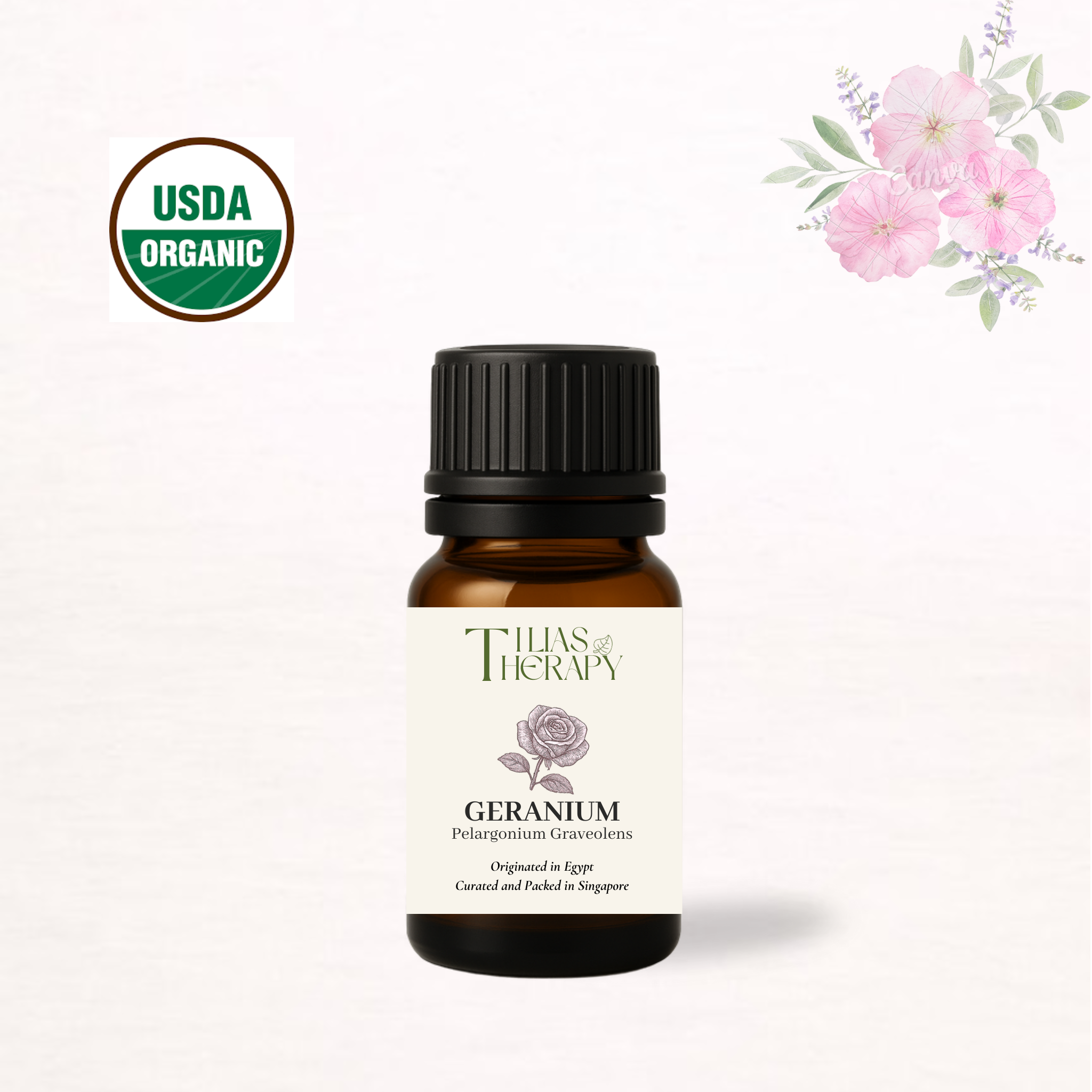 Organic Geranium Essential Oil